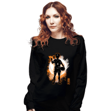 Load image into Gallery viewer, Shirts Long Sleeve Shirts, Unisex / Small / Black Cosmic Yu Nishinoya
