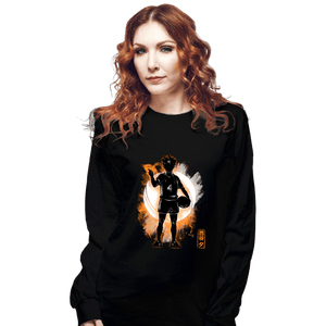 Shirts Long Sleeve Shirts, Unisex / Small / Black Cosmic Yu Nishinoya
