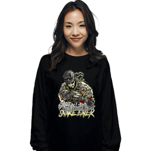 Daily_Deal_Shirts Long Sleeve Shirts, Unisex / Small / Black The Snake Eater