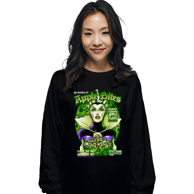 Shirts Long Sleeve Shirts, Unisex / Small / Black Queen Grimhilde Cereal