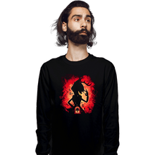 Load image into Gallery viewer, Daily_Deal_Shirts Long Sleeve Shirts, Unisex / Small / Black Deer Demon
