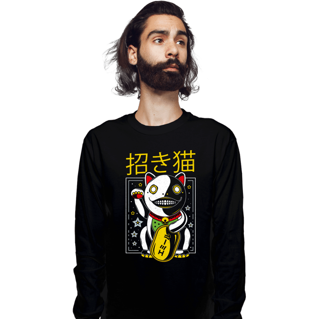Shirts Long Sleeve Shirts, Unisex / Small / Black Emil Maneki Neko