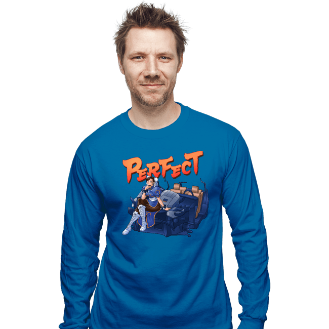 Secret_Shirts Long Sleeve Shirts, Unisex / Small / Sapphire Perfect