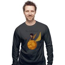 Load image into Gallery viewer, Shirts Long Sleeve Shirts, Unisex / Small / Charcoal The Little Wizard

