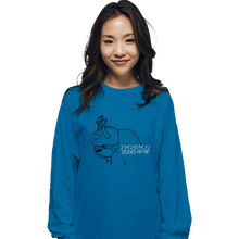 Load image into Gallery viewer, Shirts Long Sleeve Shirts, Unisex / Small / Sapphire Studio Yip Yip
