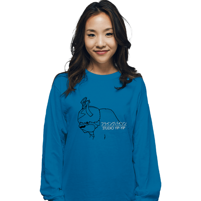 Shirts Long Sleeve Shirts, Unisex / Small / Sapphire Studio Yip Yip