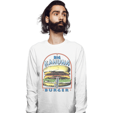 Load image into Gallery viewer, Shirts Long Sleeve Shirts, Unisex / Small / White Big Kahuna Burger
