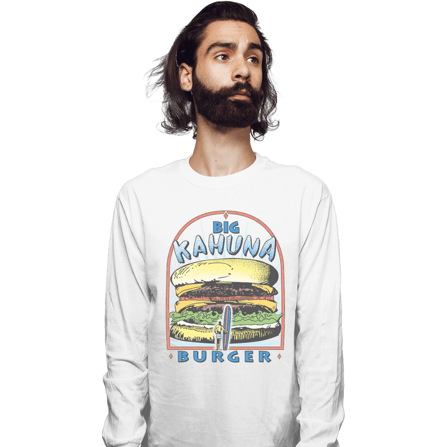 Shirts Long Sleeve Shirts, Unisex / Small / White Big Kahuna Burger