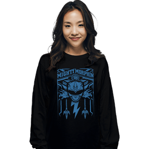 Shirts Long Sleeve Shirts, Unisex / Small / Black Blue Ranger