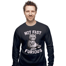 Load image into Gallery viewer, Shirts Long Sleeve Shirts, Unisex / Small / Dark Heather Not Fast Just Furious
