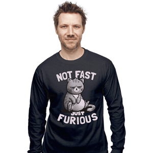 Shirts Long Sleeve Shirts, Unisex / Small / Dark Heather Not Fast Just Furious