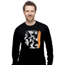 Load image into Gallery viewer, Daily_Deal_Shirts Long Sleeve Shirts, Unisex / Small / Black Mega Meteora
