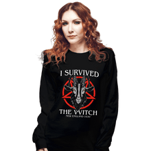 Load image into Gallery viewer, Daily_Deal_Shirts Long Sleeve Shirts, Unisex / Small / Black I Survived The VVitch
