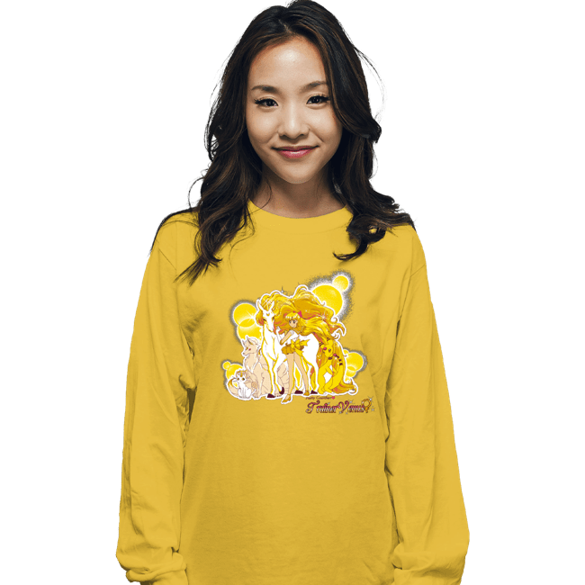 Shirts Long Sleeve Shirts, Unisex / Small / Gold Trainer Venus