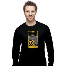 Load image into Gallery viewer, Shirts Long Sleeve Shirts, Unisex / Small / Black Tarot The Emperor
