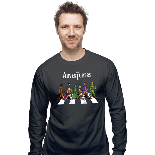 Daily_Deal_Shirts Long Sleeve Shirts, Unisex / Small / Charcoal The Adventurers
