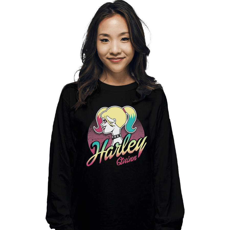 Shirts Long Sleeve Shirts, Unisex / Small / Black Barbie Quinn