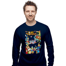 Load image into Gallery viewer, Shirts Long Sleeve Shirts, Unisex / Small / Navy Digital Friends
