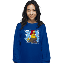 Load image into Gallery viewer, Shirts Long Sleeve Shirts, Unisex / Small / Royal Blue The Little Beerman
