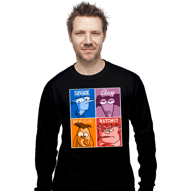 Shirts Long Sleeve Shirts, Unisex / Small / Black Home Movies