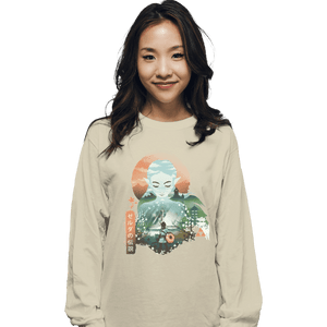 Shirts Long Sleeve Shirts, Unisex / Small / Natural Ukiyo Zelda