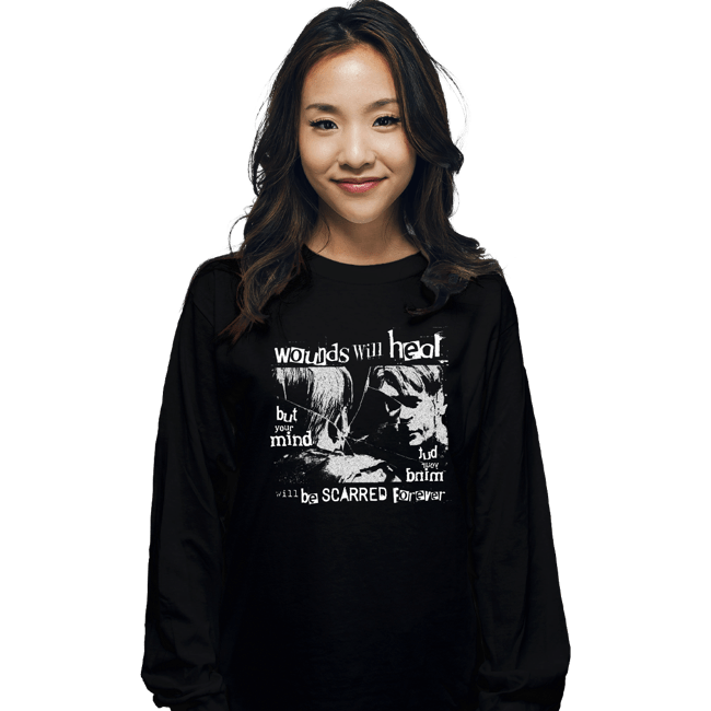 Secret_Shirts Long Sleeve Shirts, Unisex / Small / Black Wounds Will Heal
