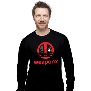 Daily_Deal_Shirts Long Sleeve Shirts, Unisex / Small / Black Weapon X Athletic