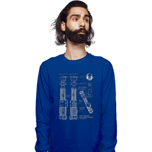 Daily_Deal_Shirts Long Sleeve Shirts, Unisex / Small / Royal Blue Lightside Schematics