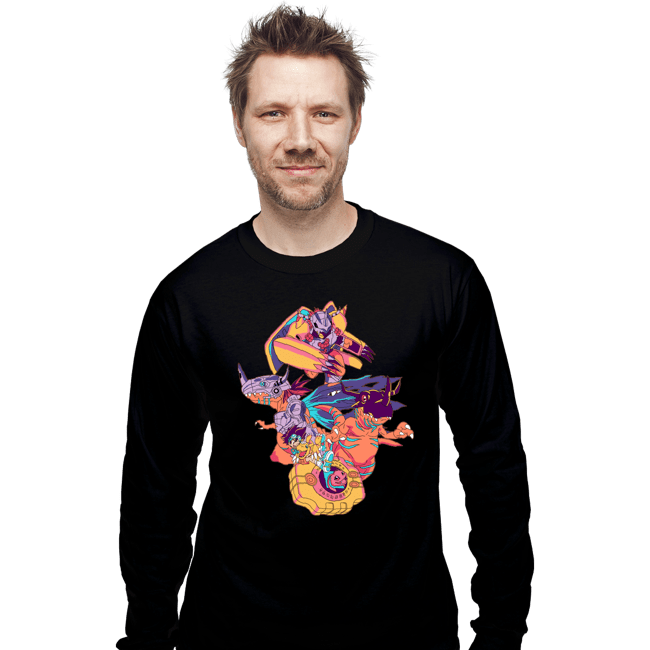 Daily_Deal_Shirts Long Sleeve Shirts, Unisex / Small / Black Courage