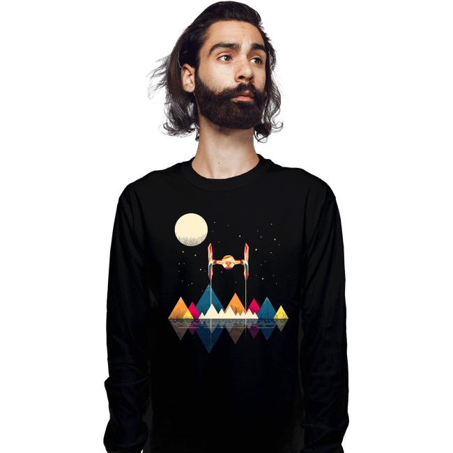 Shirts Long Sleeve Shirts, Unisex / Small / Black The Imperial Fighter