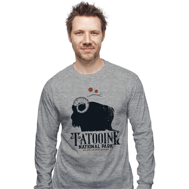 Daily_Deal_Shirts Long Sleeve Shirts, Unisex / Small / Sports Grey Bantha Park