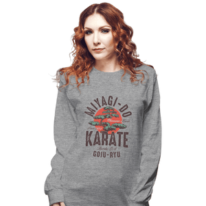 Shirts Long Sleeve Shirts, Unisex / Small / Sports Grey Miyagi-Do