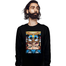 Load image into Gallery viewer, Shirts Long Sleeve Shirts, Unisex / Small / Black X-Eyes
