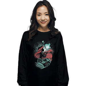 Shirts Long Sleeve Shirts, Unisex / Small / Black The Song Of The Mermaid
