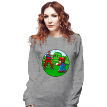 Load image into Gallery viewer, Secret_Shirts Long Sleeve Shirts, Unisex / Small / Sports Grey Two Marios
