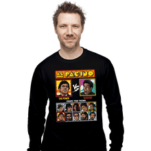 Load image into Gallery viewer, Shirts Long Sleeve Shirts, Unisex / Small / Black Pacino Fighter
