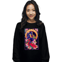 Load image into Gallery viewer, Daily_Deal_Shirts Long Sleeve Shirts, Unisex / Small / Black Ninja Art Nouveau Gaiden
