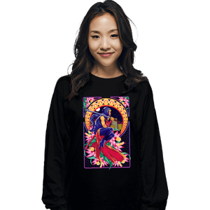 Daily_Deal_Shirts Long Sleeve Shirts, Unisex / Small / Black Ninja Art Nouveau Gaiden