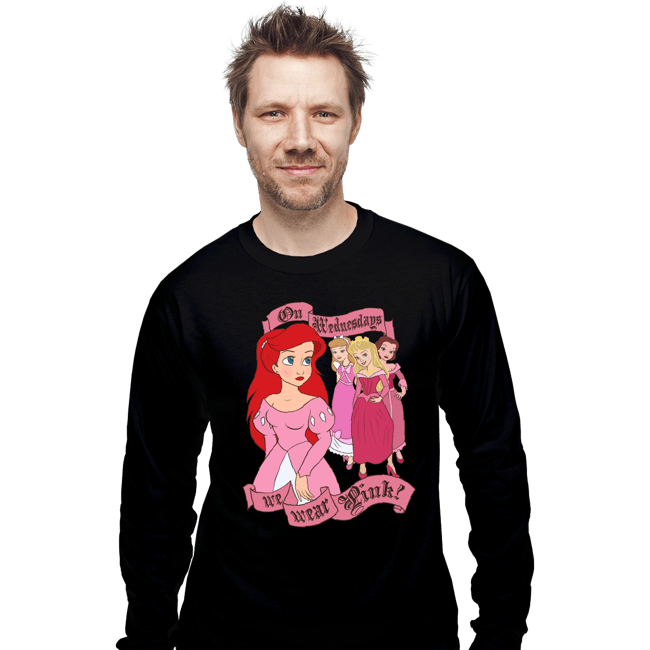 Shirts Long Sleeve Shirts, Unisex / Small / Black Mean Princesses