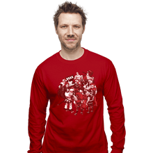 Load image into Gallery viewer, Shirts Long Sleeve Shirts, Unisex / Small / Red SNK
