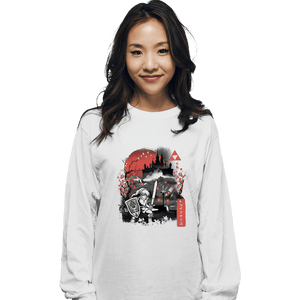 Daily_Deal_Shirts Long Sleeve Shirts, Unisex / Small / White Sumie To The Past