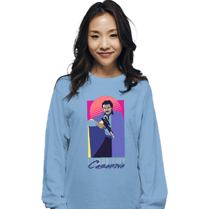 Daily_Deal_Shirts Long Sleeve Shirts, Unisex / Small / Powder Blue Cloud City Casanova