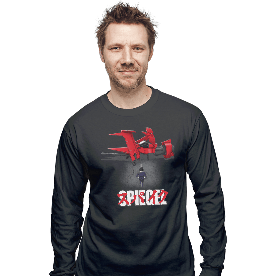 Shirts Long Sleeve Shirts, Unisex / Small / Charcoal Spiegel