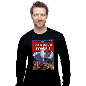 Secret_Shirts Long Sleeve Shirts, Unisex / Small / Black Moon Detective