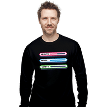 Load image into Gallery viewer, Secret_Shirts Long Sleeve Shirts, Unisex / Small / Black Current Stats
