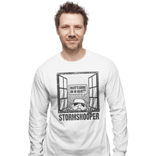 Load image into Gallery viewer, Shirts Long Sleeve Shirts, Unisex / Small / White Storm Snooper
