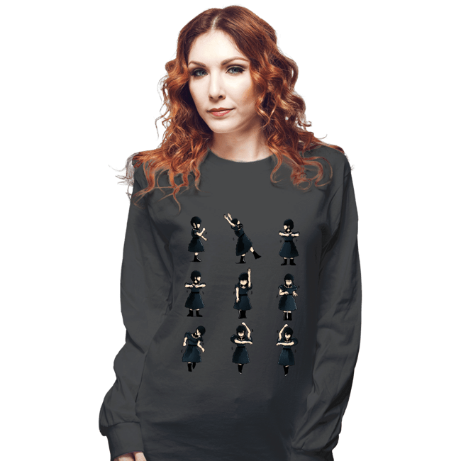 Daily_Deal_Shirts Long Sleeve Shirts, Unisex / Small / Charcoal Freak Dance