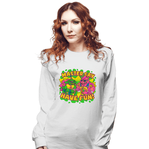 Daily_Deal_Shirts Long Sleeve Shirts, Unisex / Small / White Party Mutants