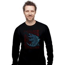 Load image into Gallery viewer, Shirts Long Sleeve Shirts, Unisex / Small / Black Tiny Kaiju
