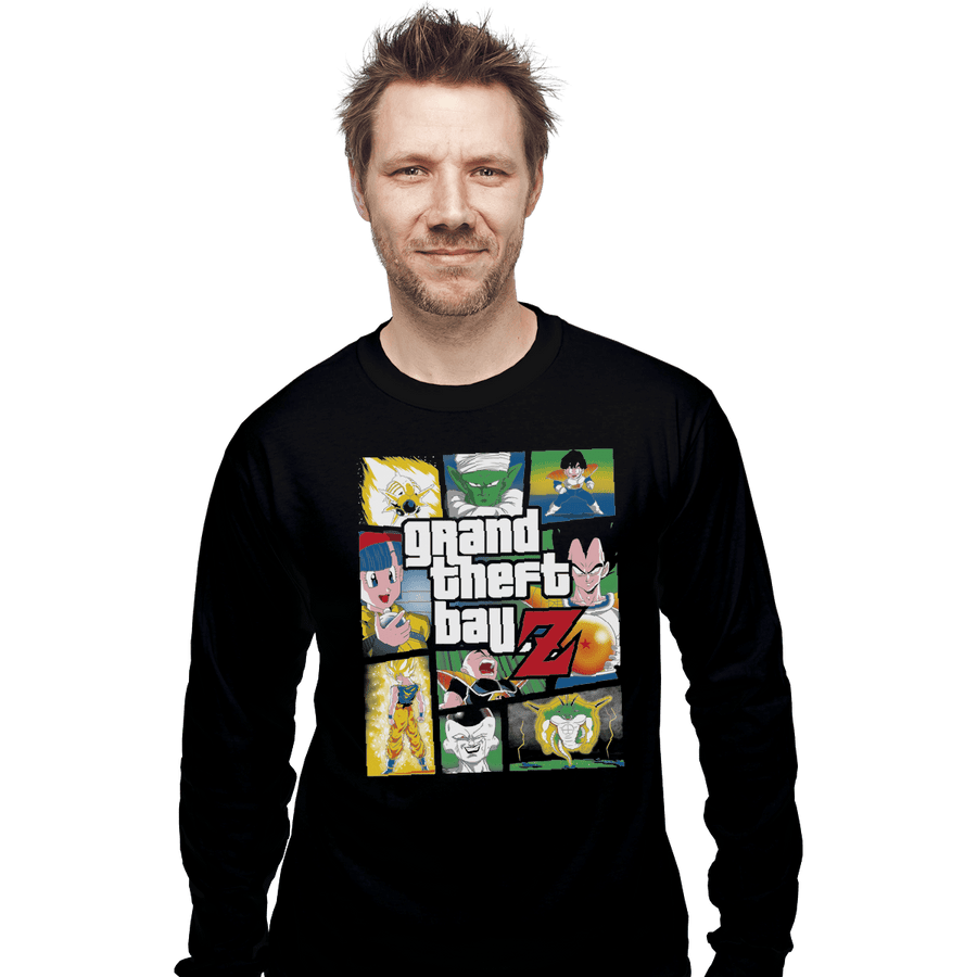 Shirts Long Sleeve Shirts, Unisex / Small / Black Grand Theft Ball Z